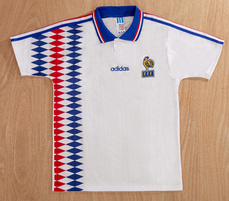 1994 France away retro Thai quality jersey