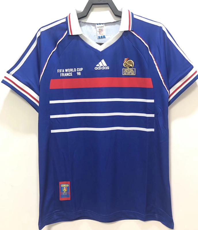 1998 France home retro Thai quality jersey
