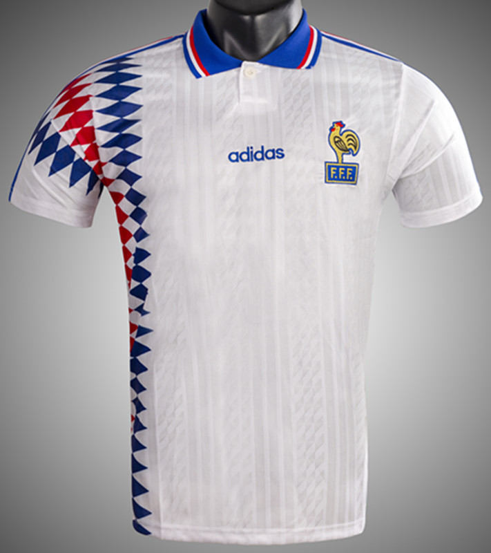 1994 France away retro Thai quality jersey