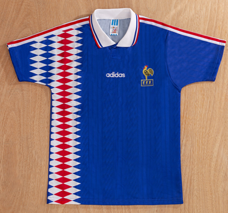 1994 France Home Retro Thai Quality Jersey