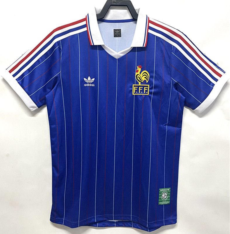 1982 France home retro Thai quality jersey