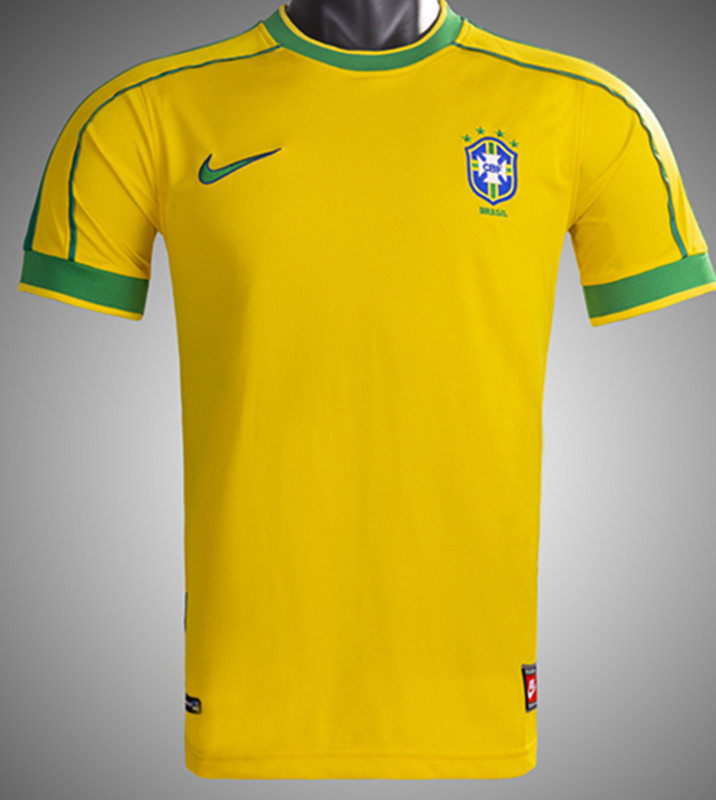 1998 Brazil Home Retro Jersey