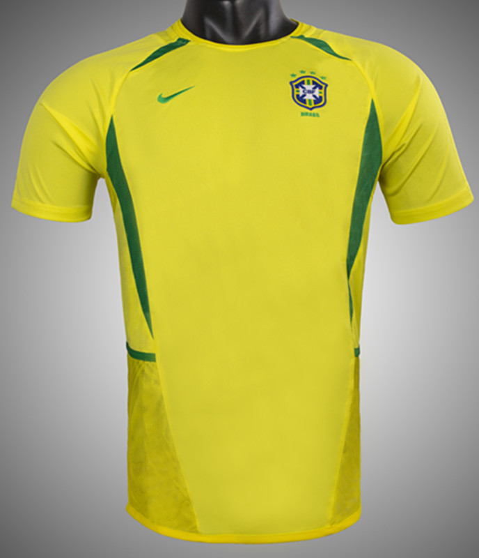 2002 Brazil Home Retro Jersey