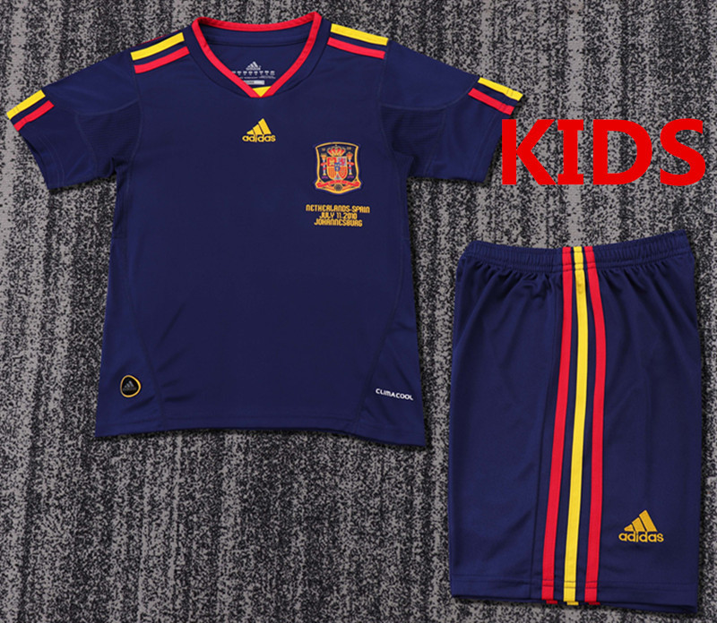 2010 Spain Away Retro Kidswear