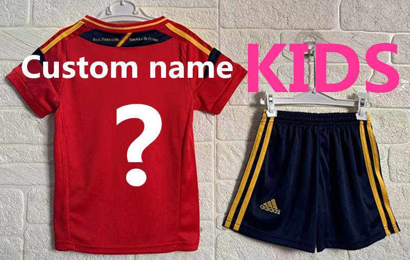 2012 Spain Home Retro Kids Jersey