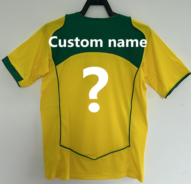 2004 Brazil Home Retro Jersey
