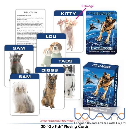 3D Go Fish Playing Cards
