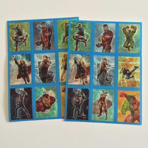 3D Lenticular Collection Cards