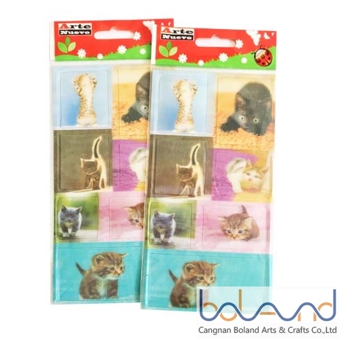 3D Dogs Lenticular Sticker