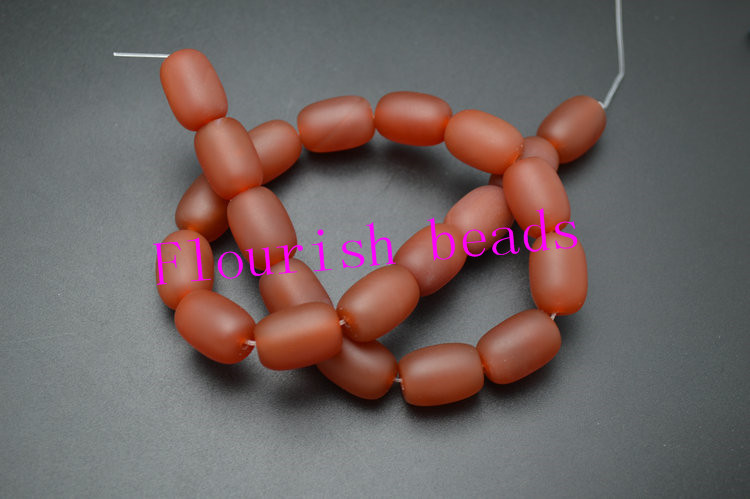 Matte Red Carnelian Agate Beads 13*18MM