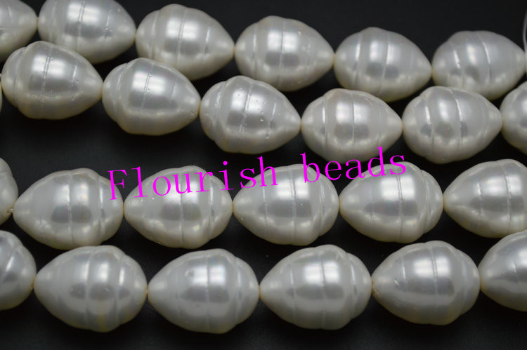 17*22MM Big Drop Shell Beads