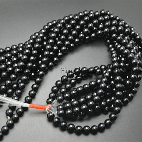 Wholesale Natural Black Onyx Stone Round Loose Beads 2mm~20mm