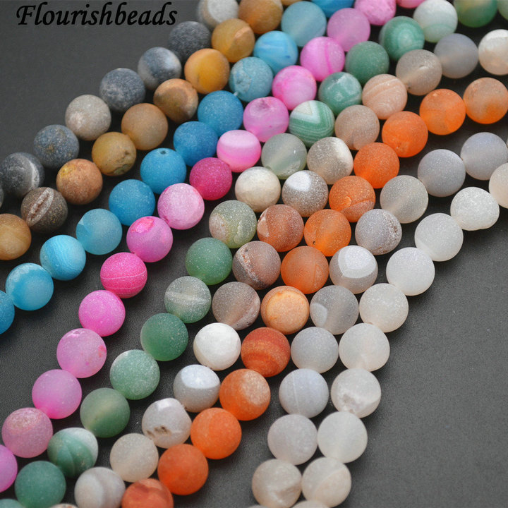 Natural Natural Banded Red Carnelian Agate Round Loose Beads