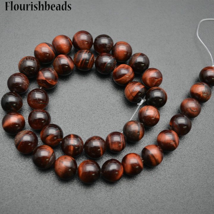 Red Tiger Eye Stone Round Loose Beads