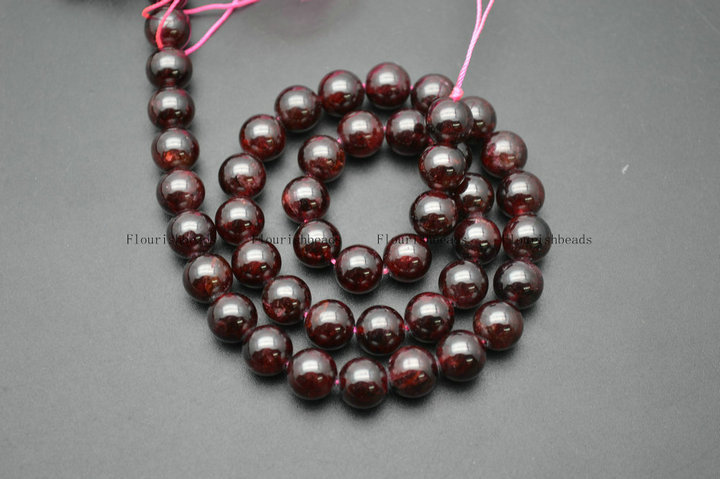 Middle Quality Natural Garnet Stone Round Loose Beads
