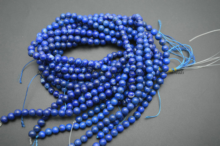 Natural Lapis Lazuli Stone Round Beads