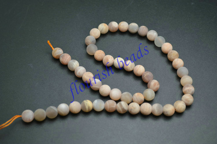 Matte Mix color Sunstone Round Loose Beads Wholesale Jewelry making supplies