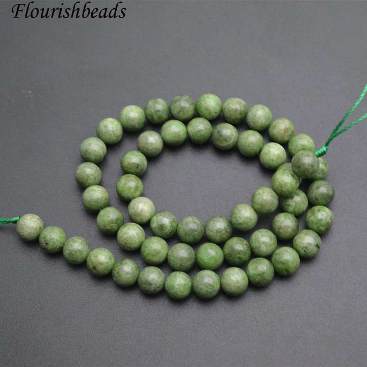 8mm 10mm Natural Diopside Gemstone Round Beads