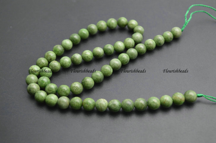 8mm 10mm Natural Diopside Gemstone Round Beads