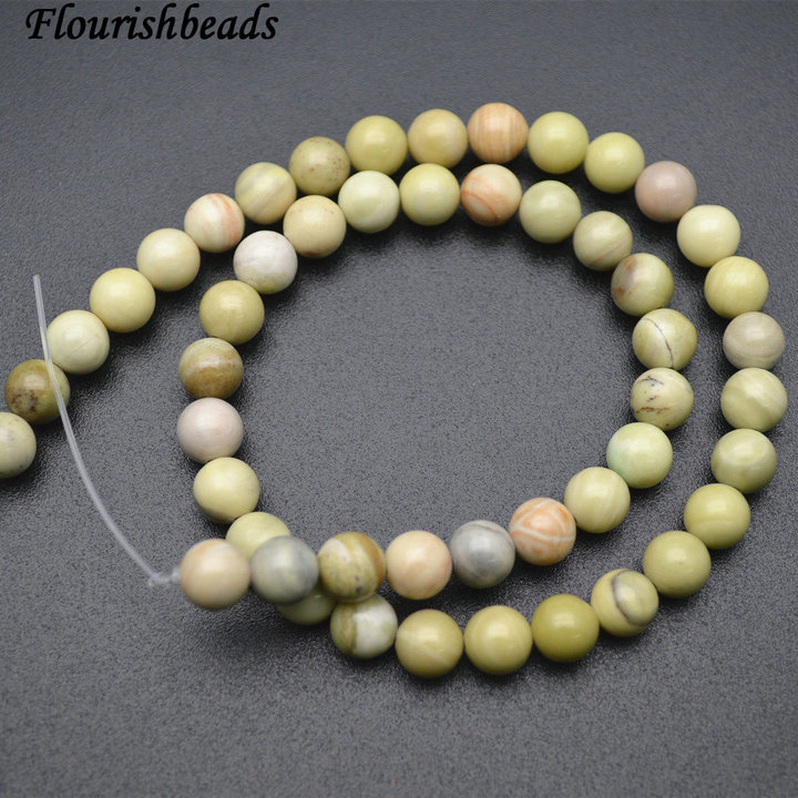 4mm~10mm Natural Aust Butte Jasper Stone Round Loose Beads