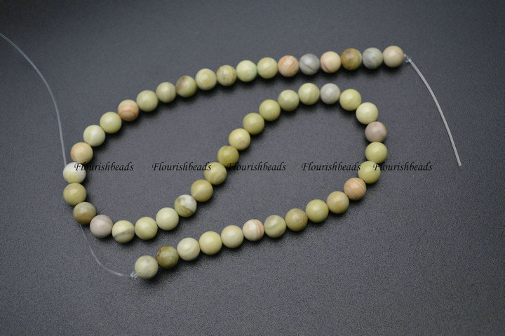 4mm~10mm Natural Aust Butte Jasper Stone Round Loose Beads
