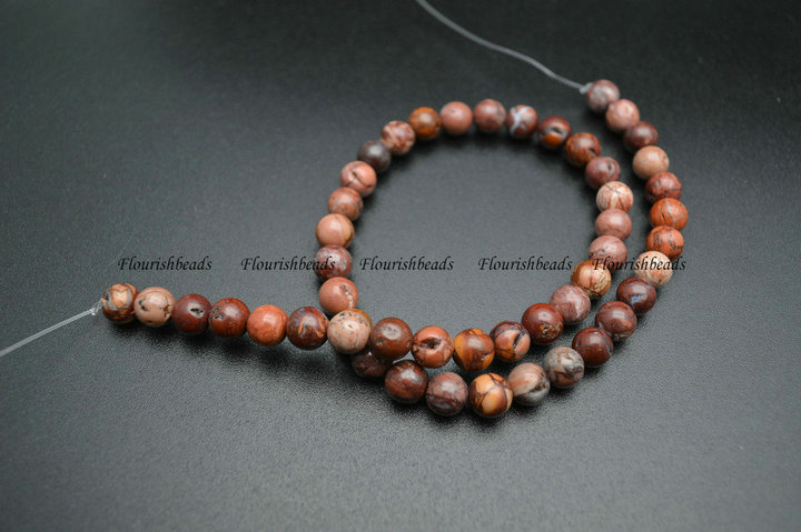 Natural Aust Olive Opal Stone Round Loose Beads
