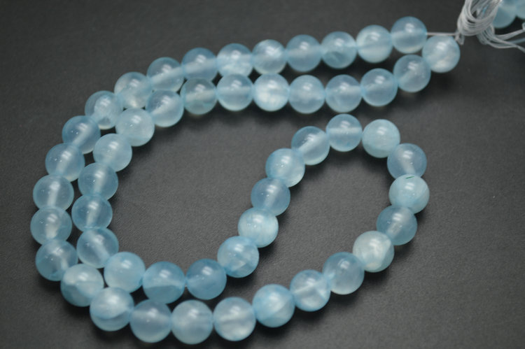 8mm 10mm 12mm Various Color Qing Jade Stone Round Loose Beads