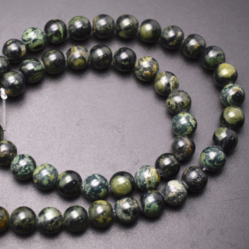 Polar Jade Stone Round Loose Beads