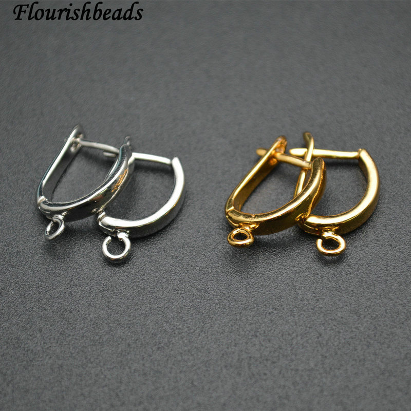 Anti-fade Gold Rohdium Plating Fashion Leverback Earing Hook Clasps