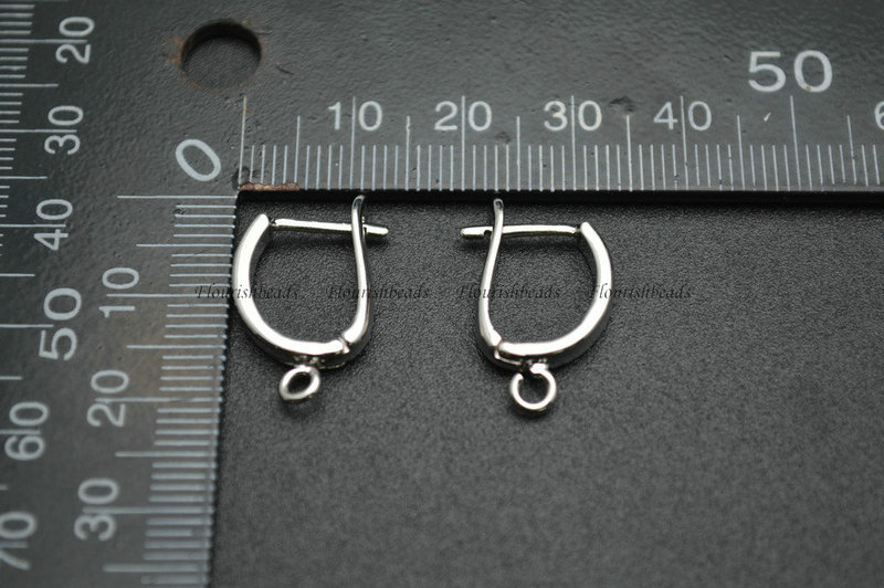 Anti-fade Gold Rohdium Plating Fashion Leverback Earing Hook Clasps