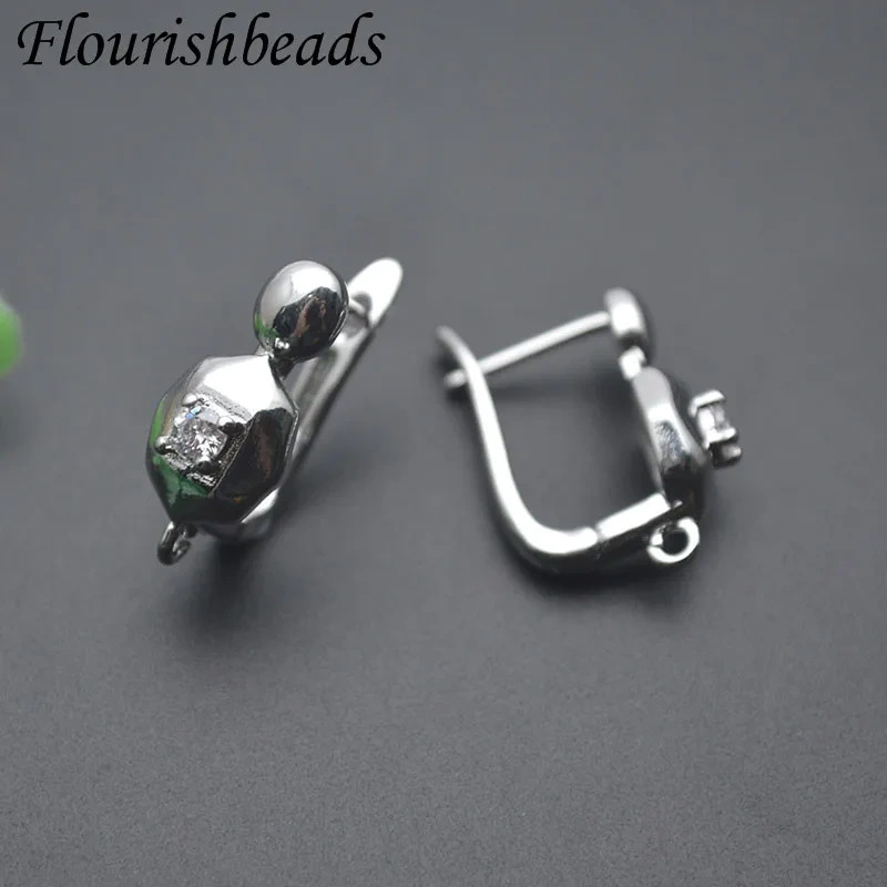 Fashion Jewelry Findings Gold Color Leverback Earwire Earring Hooks  Accessories for Women Handmade DIY Earrings Supplies 30pcs