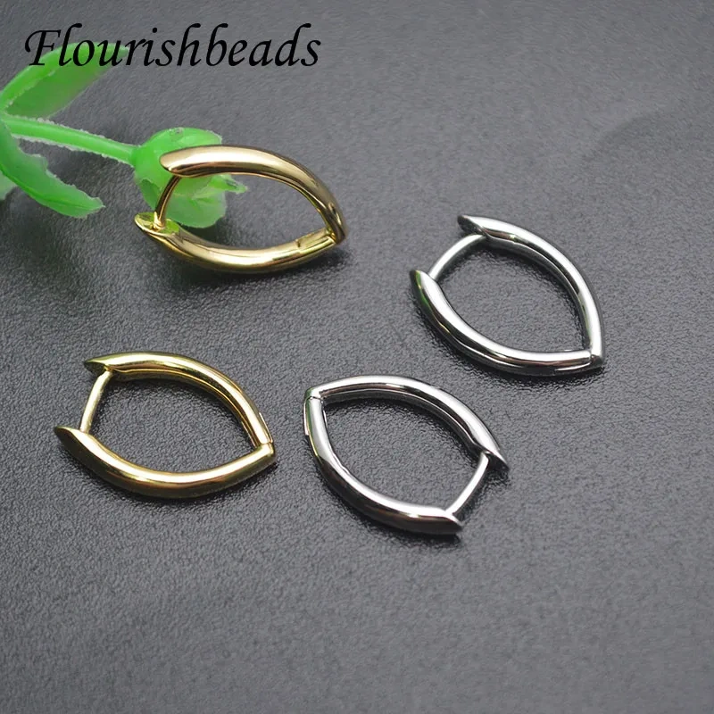 New Design Gold Color Nickel Free Glossy Irregular Geometry Earrings Earwire Shvenzy for Women Fashion Jewelry Supplier 30pcs