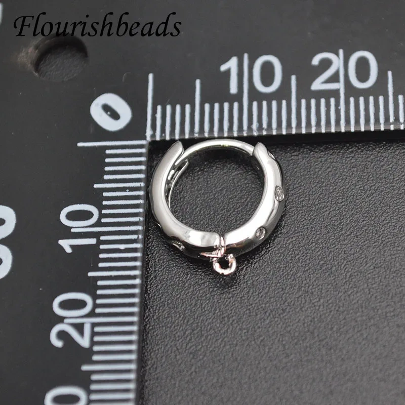 30pcs/lot Various Styles Geometric Hoop Earrings Hooks Clasp for Women Men Party Jewelry Nickel Free Accessoriess