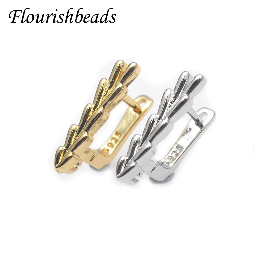 Metal Brass Gold Plated Nickel Free Earring Hooks Handmade DIY High Quality Jewelry Accessories 30pcs/lot