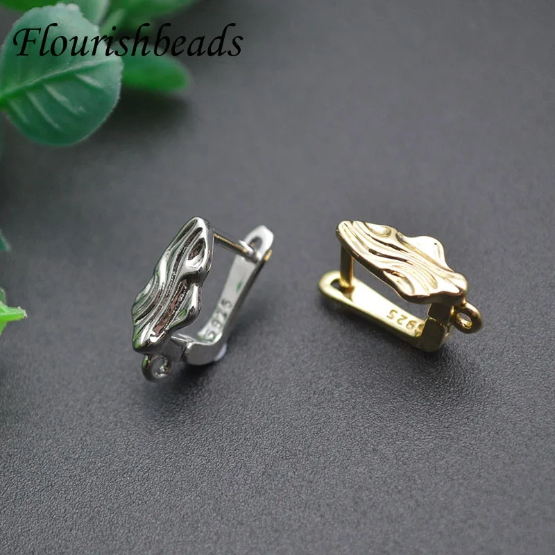 Hot Selling 30pcs Nickle Free Gold  Silver Color Earring Hooks Stud DIY Jewelry Making Supplies