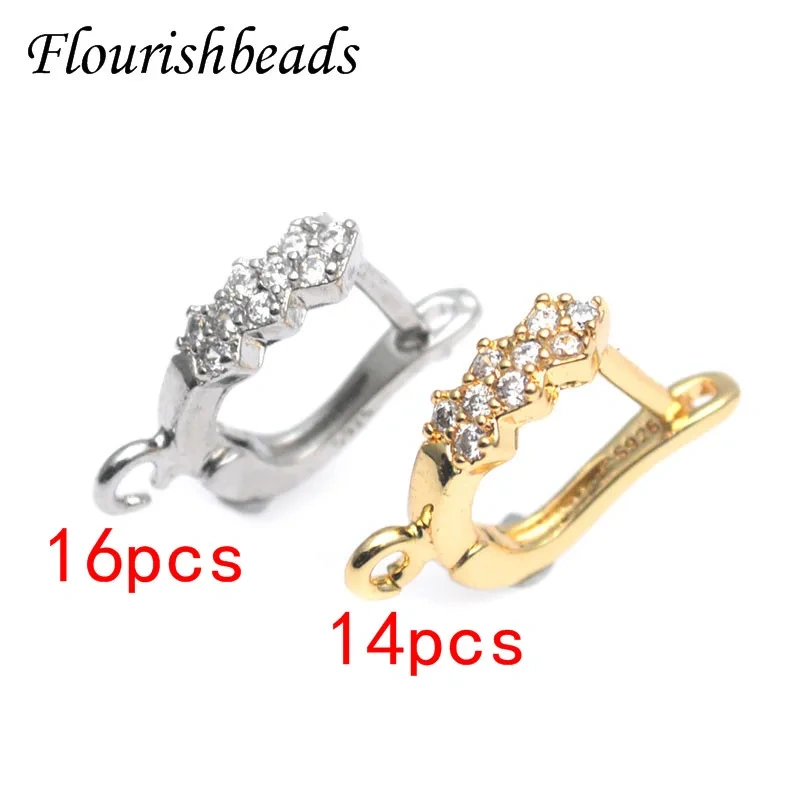 Various Style Jewelry Findings Gold Silver Color Earring Hooks Leverback Earwire Clasp Accessories for Handmade Making