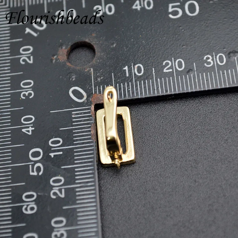 30pcs Nickle Free High Quality Metal Copper Square Shape Dangle Earring Hooks DIY for Jewelry Making Supplier