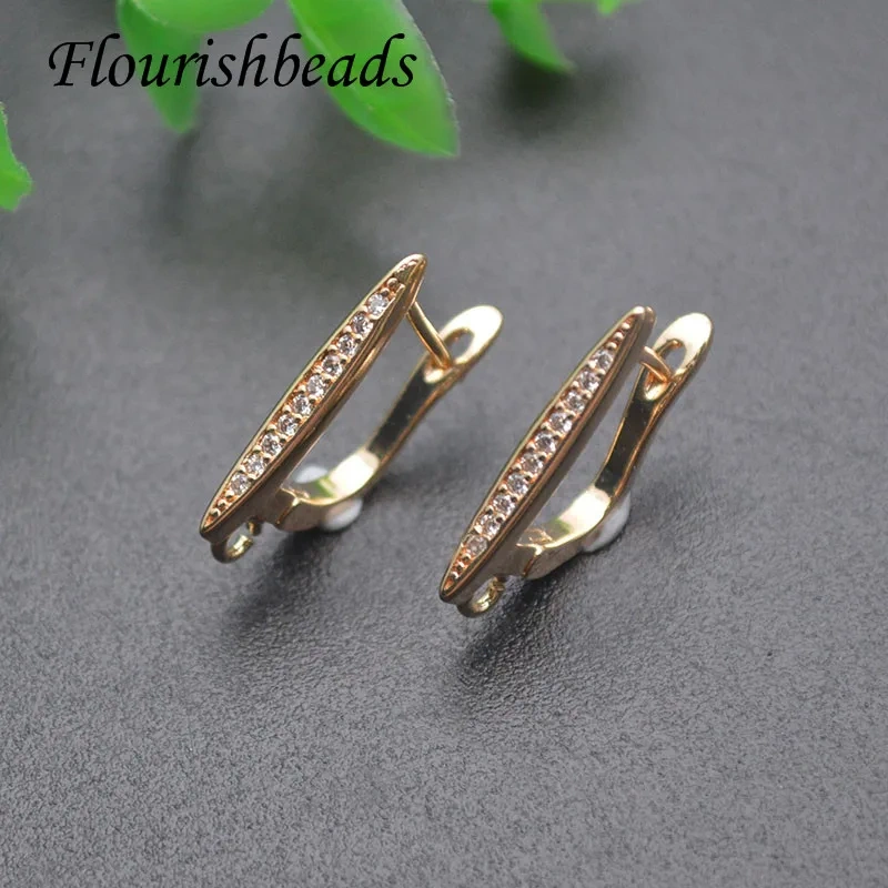 30pcs/lot New Style Gold Color DIY Accessories Earring Hooks Clasp for Jewely Making Supplier