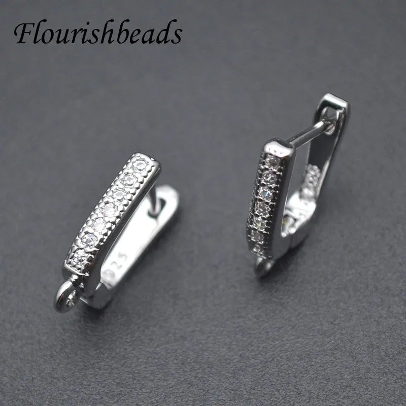30pcs/lot Fashion Jewelry Material Supplies DIY Handmade Earwire Gold Color Earring Hooks Accessories for Earrings Making