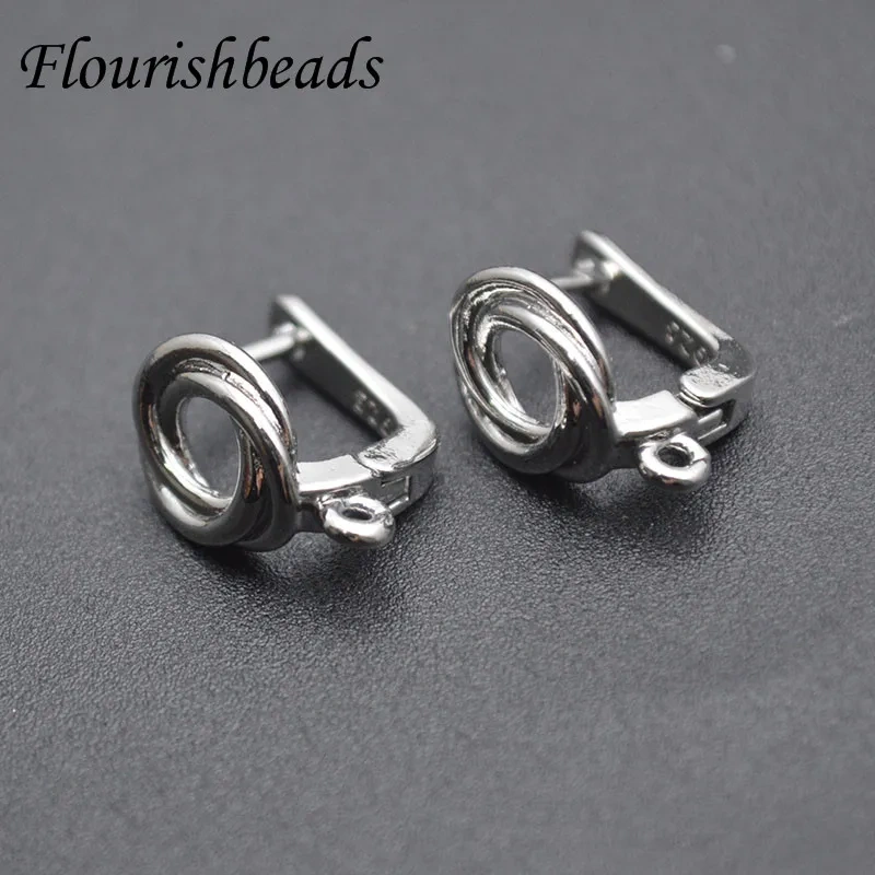 New Arrived Gold Plating Nickle Free Round Hollow Earring Hooks Fine Jewelry Making Accessories 30pcs/lot