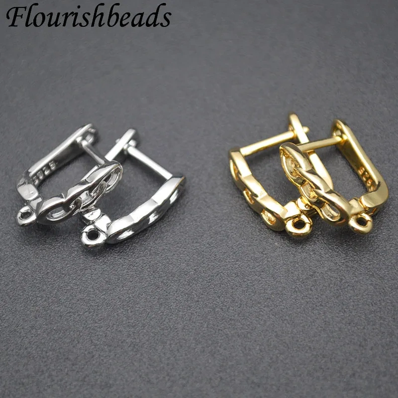 Various Styles Jewelry Findings Smooth Earwire Earring Hooks Clasp  Accessories for Handmade DIY Fashion Earrings 30pcs/lot