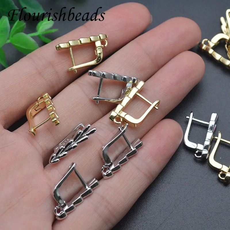 Metal Brass Gold Plated Nickel Free Earring Hooks Handmade DIY High Quality Jewelry Accessories 30pcs/lot