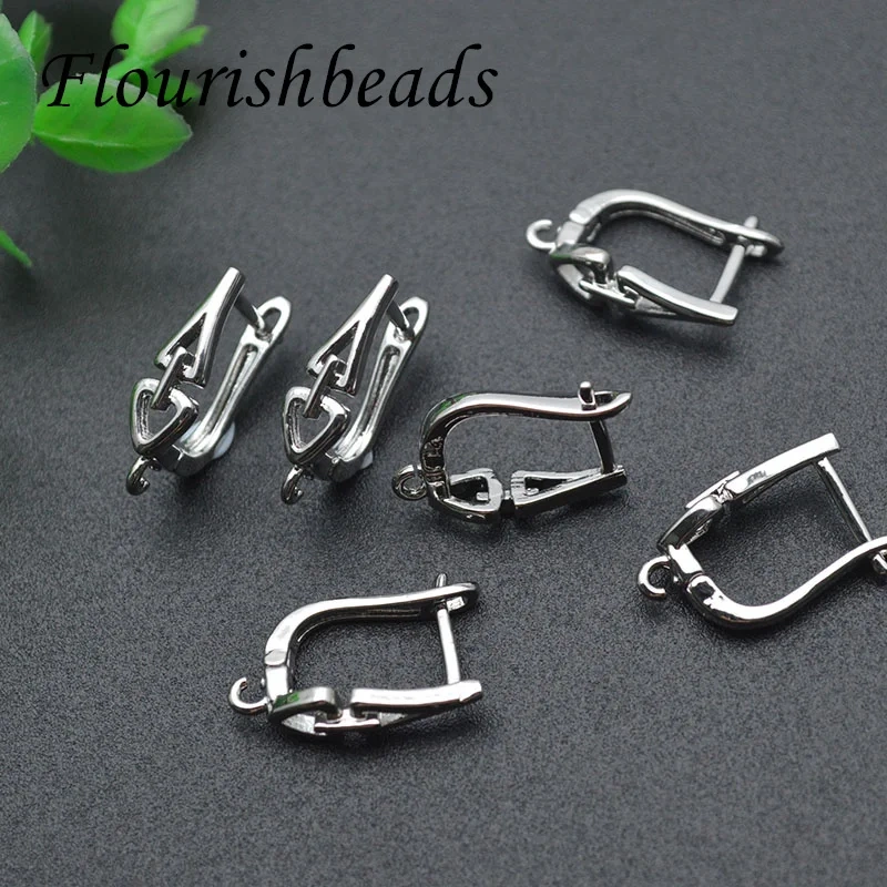 Various Style Rhodium Colors Quality Nickel Free Earring Hooks Clasp for Jewelry Making Supplier 30pcs/lot