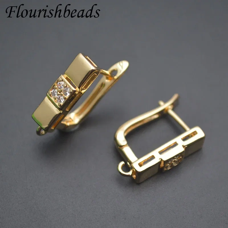 13x20mm High Quality Gold Silver Color Shvenzy Earring Hooks Earwire Accessories for DIY Fashion Jewelry Making 30pcs/lot