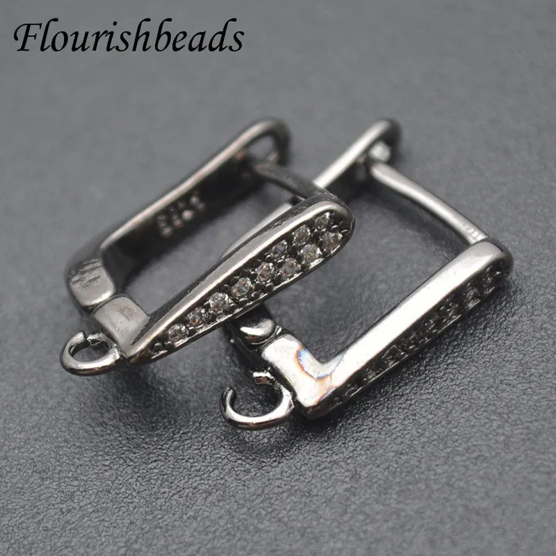 30pcs/lot Women Fashion Handmade Earrings Accessories Gold Plated Earring Hooks Clasp For DIY Jewelry Making Supplies