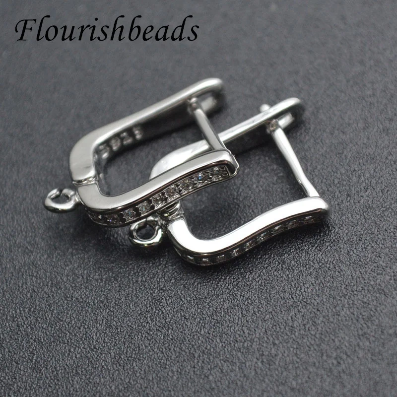30pcs/Lot Nickel Free Gold Color Earring Hooks for DIY Fashion Jewelry Making Supplies Handmade Ear Wire Hooks  Accessories