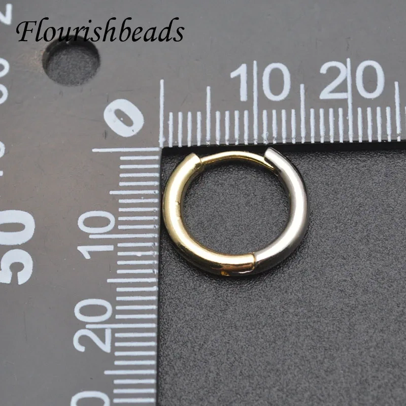 2022 New Arrived Metal Brass Gold Silver Plated Two Color Earrings Women Fashion Simple Jewelry Gifts 30pcs/lot