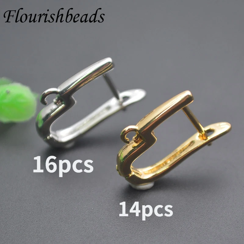 Smooth Gold Plated Schwenzy Earwire Earring Hook Accessories for Handmade Fashion Jewelry Earring Makink 30pcs/lot