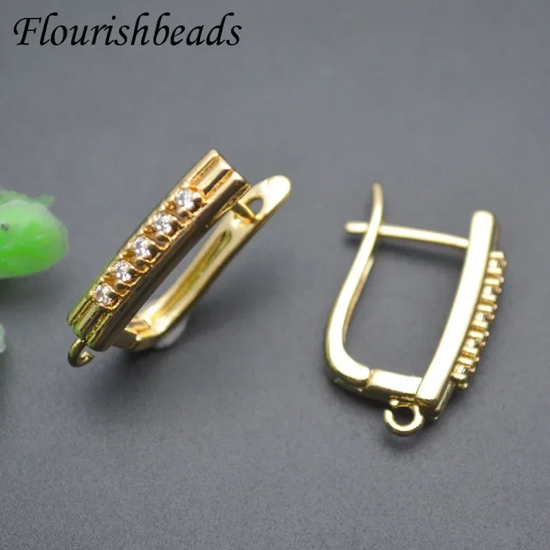 Wholesale DIY Earring Accessories Basic Earwire Earring Hooks for Women Handmade Jewelry Making 30pcs/lot
