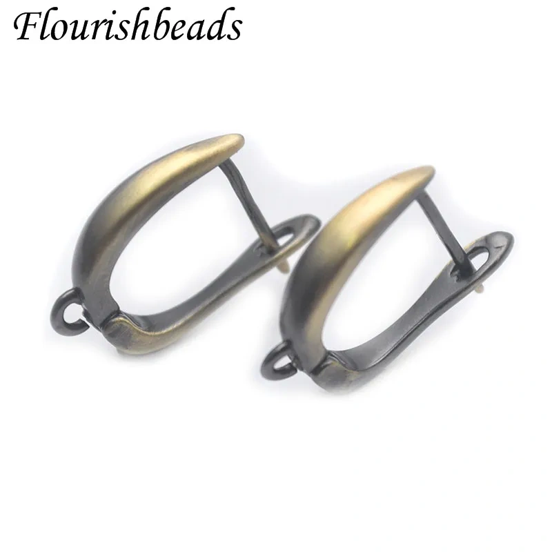 13x20mm Good Quality Antique Bronze Earring Hooks Clasp Ear Wire Lever Back Open Loop for DIY Jewelry Making 30pcs/lot